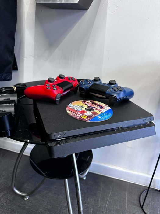 Конзола PlayStation 4 Slim, 500GB HDD, черна