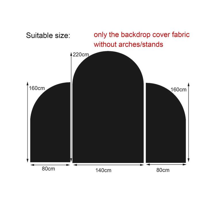 Бял фон за Арка от три части / украса , фотография , сватбена украса