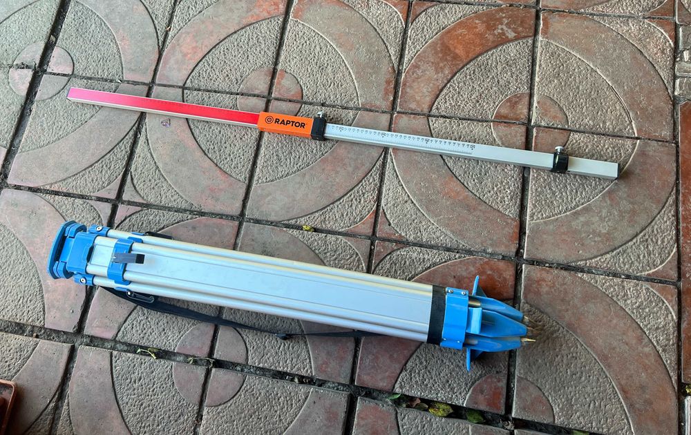 Laser rotativ Raptor 9764491 cu FR45, trepied, rigla, IP54 complet set