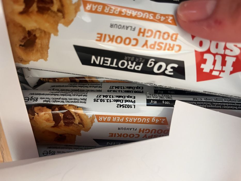 Протеинови барчета Fitspo cookie dough