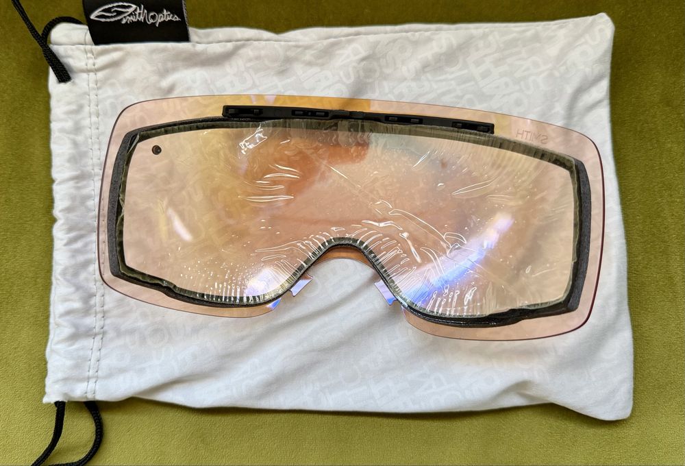 Lentila ochelari ski Smith Optics I/O7 yellow sigilata
