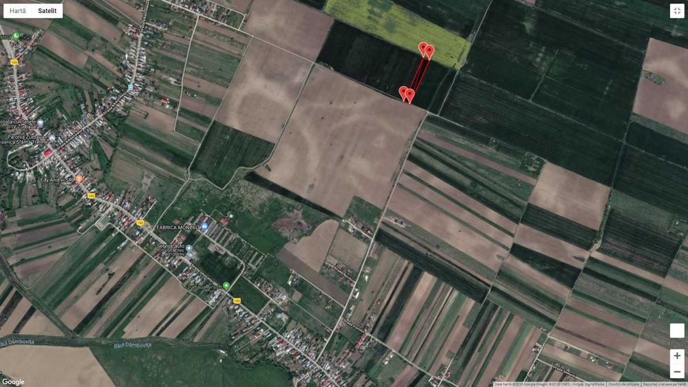 Teren Dragomiresti-Vale- drum asfaltat