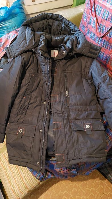 Куртка зимняя черная