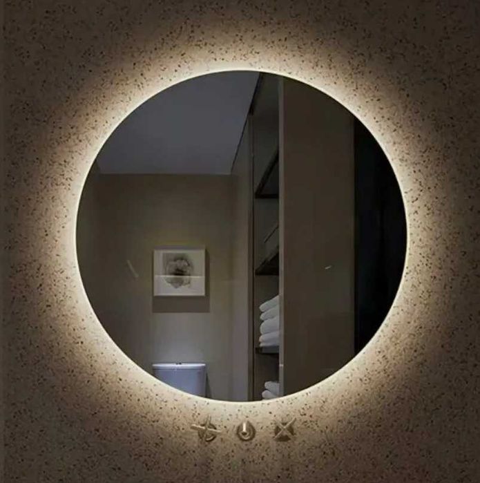 Зеркало 80*80 см 4мм GM-0018 LED MIRROR