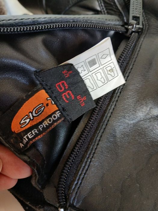 Мото ботуши 39 ест.кожа