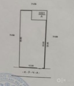 Продаю землю 4 соток Фасад 13×27. Маххаля Тузель.