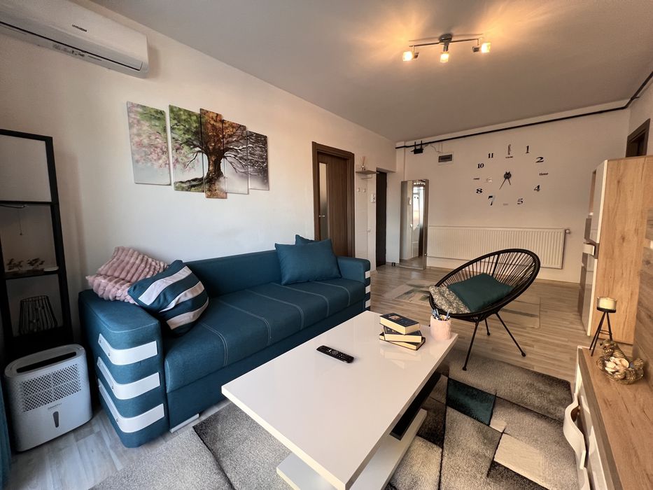 PROPRIETAR-apartament 2 camere,bloc nou,caramida,mobilat&utilat