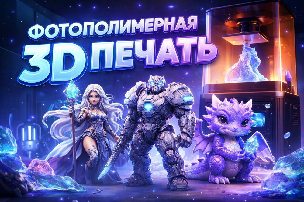 Фотополимерная 3d печать