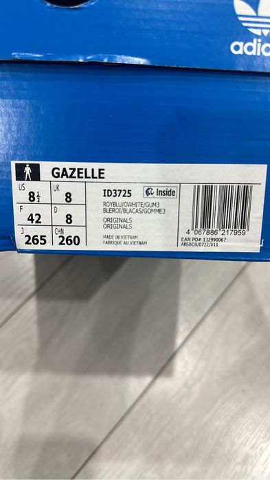 Продам кроссовки Adidas gazelle оригинал