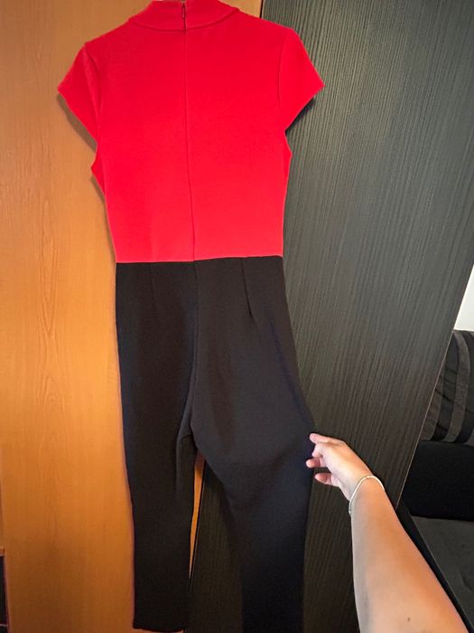 Salopetă cu dantelă