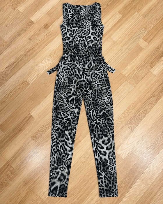 Salopetă damă Michael Michael Kors animal print leopard cu cordon Mărimea S