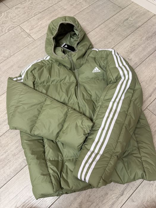 Ново Мъжко яке Adidas с пълнеж от гъши пух XL размер