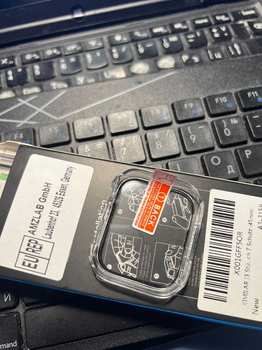 Само за 9 лв много здрав нов кейс  черен кант за ейпъл часовник 45 мм