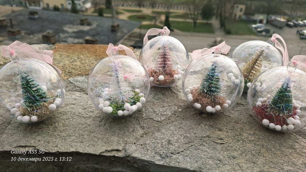 Украса за елха със скандинавски мъх