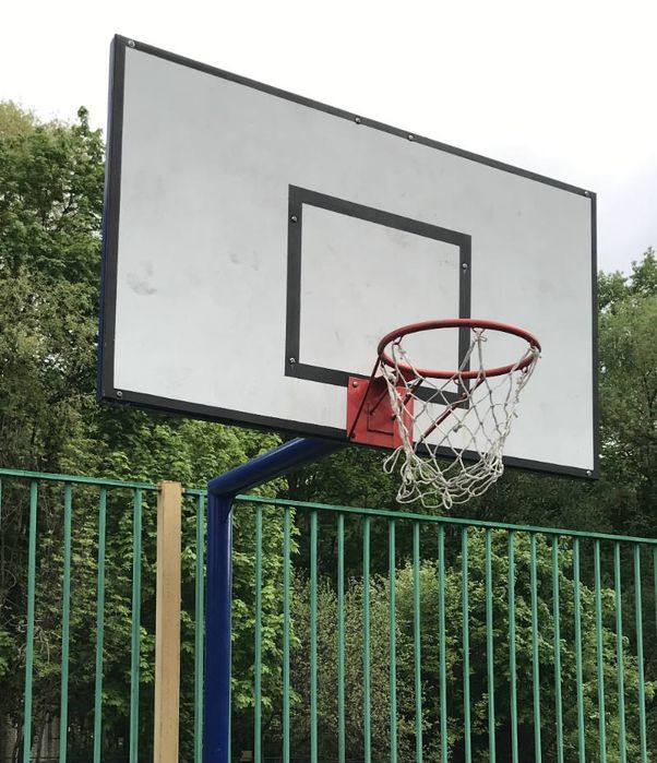 Баскетбольный щит кольцо профессиональной орк стекло финский фанера