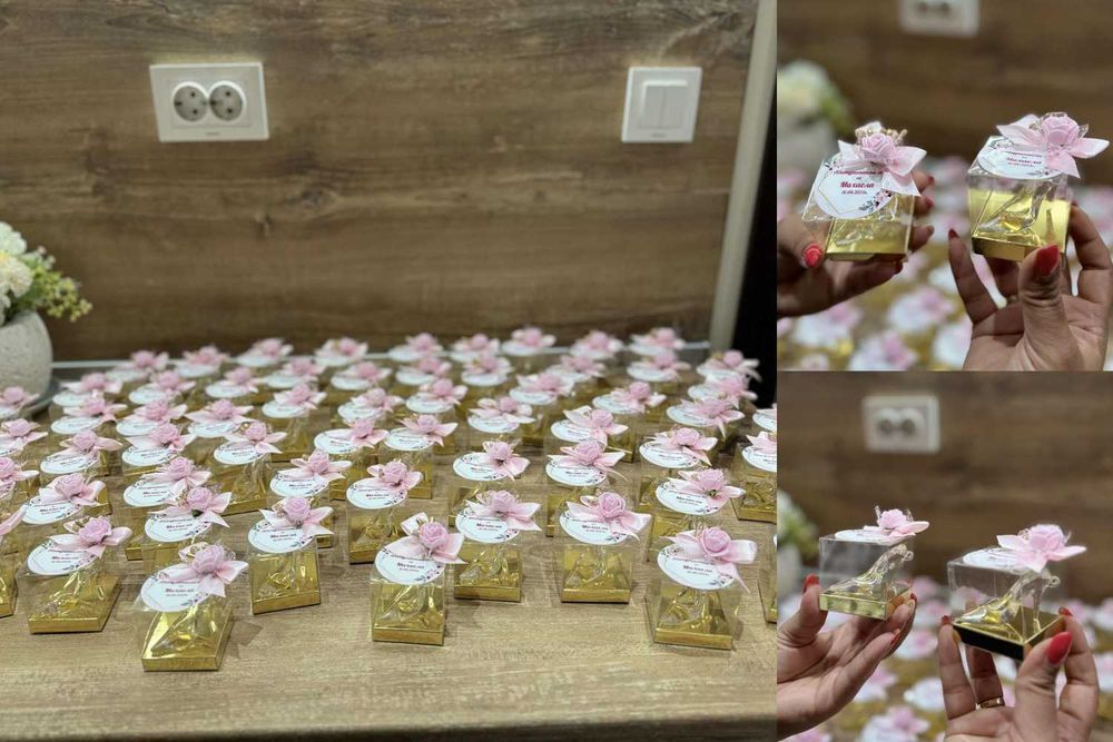 Подаръчета за гости за събития (сватба, абитуриентски бал, кръщение)