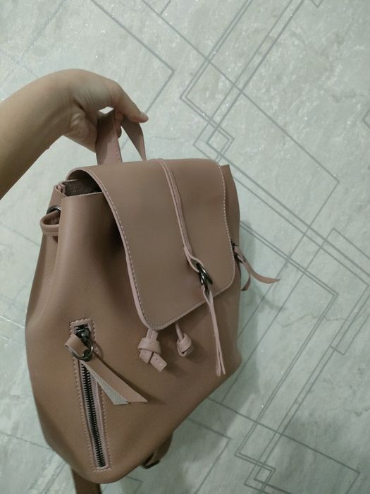 рюкзак кожаный, женский