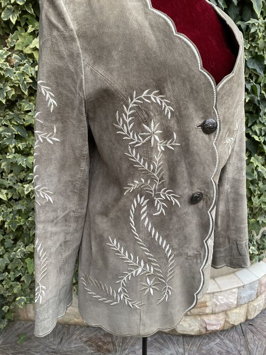 Замшевый пиджак , жакет, куртка. Новый. Размер 48, L.