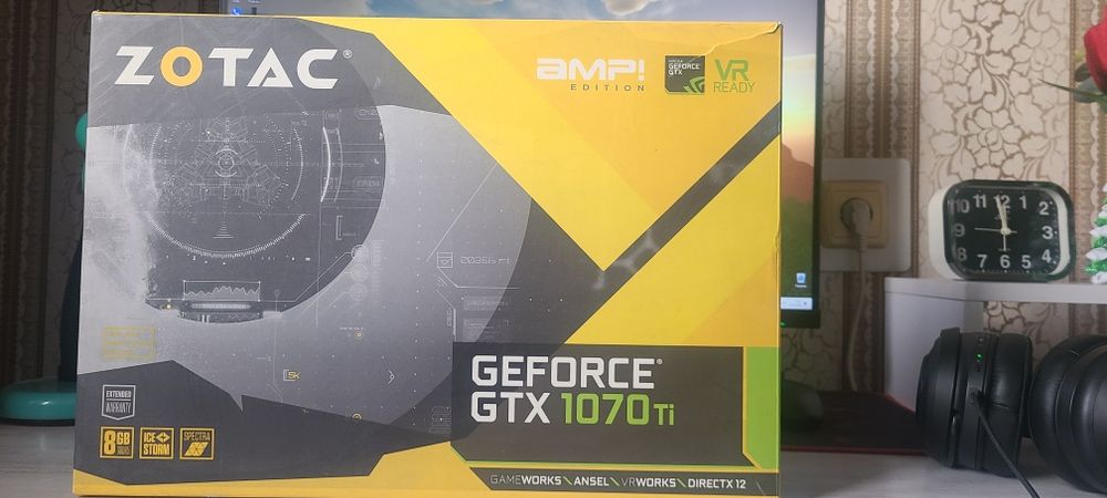 Zotac GTX 1070 Ti AMP Edition (8GB) - Полный комплект