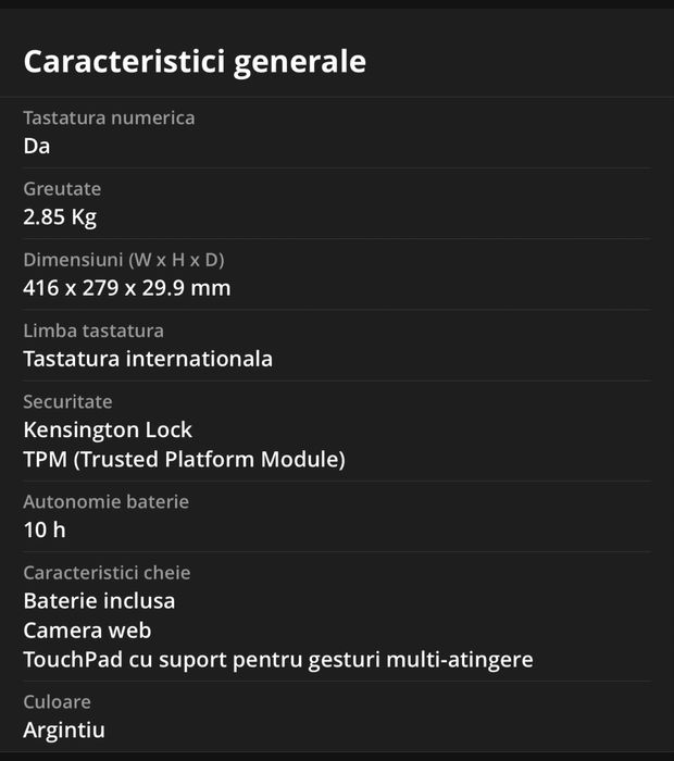 Laptop Pavilion 17 intel core i7