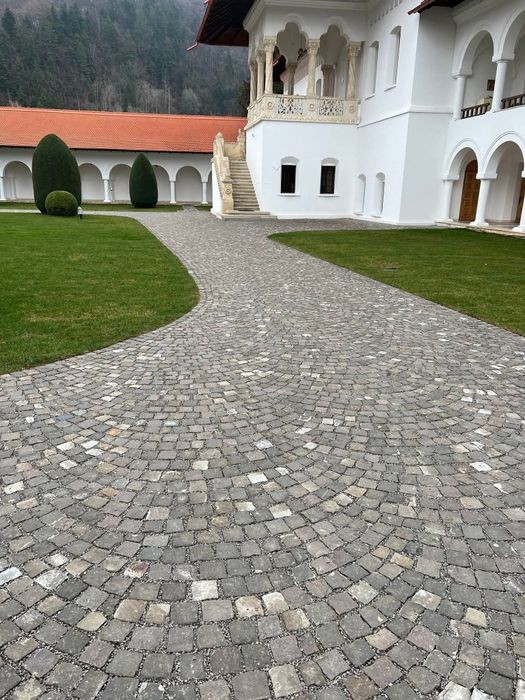 Amenajare gradina cu  gazon rulou si plante ornamentale