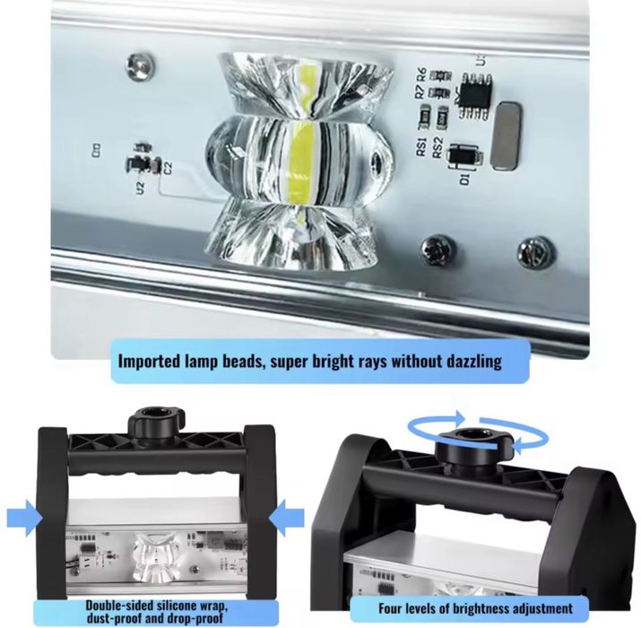 Професионална работна лампа за шпакловка и боядисване!