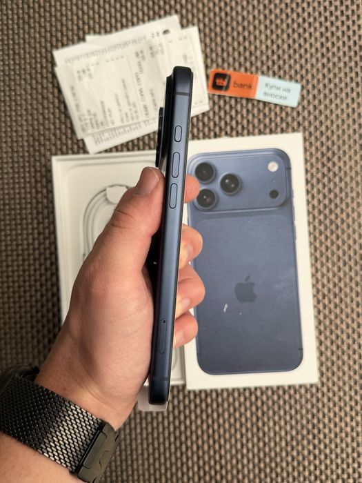 НОВ! 512Gb *ЛИЗИНГ* iPhone 17 Pro Max Deep Blue 24М ГАРАНЦИЯ Айфон