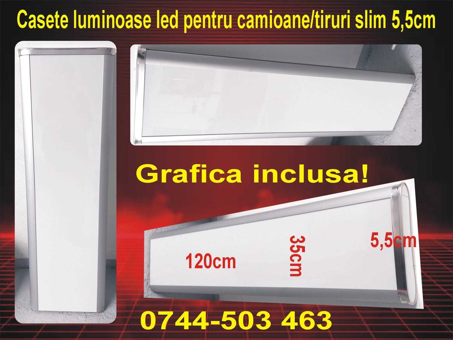 Casete luminoase led pentru camioane