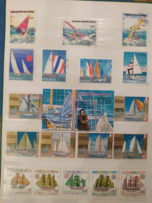 Почтовые марки. Альбом "Транспорт-2"