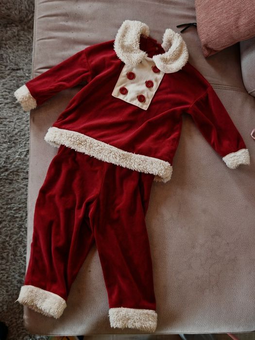 Детски коледен велурен костюм, Zara Home