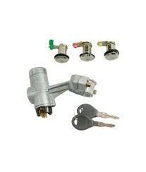 Set yale inchidere Nissan Micra, 06.1903 cu chei, cu 2 butuci blocare usa, cu apasare eliberare buton, cu blocare aprindere, fara dispozitiv de