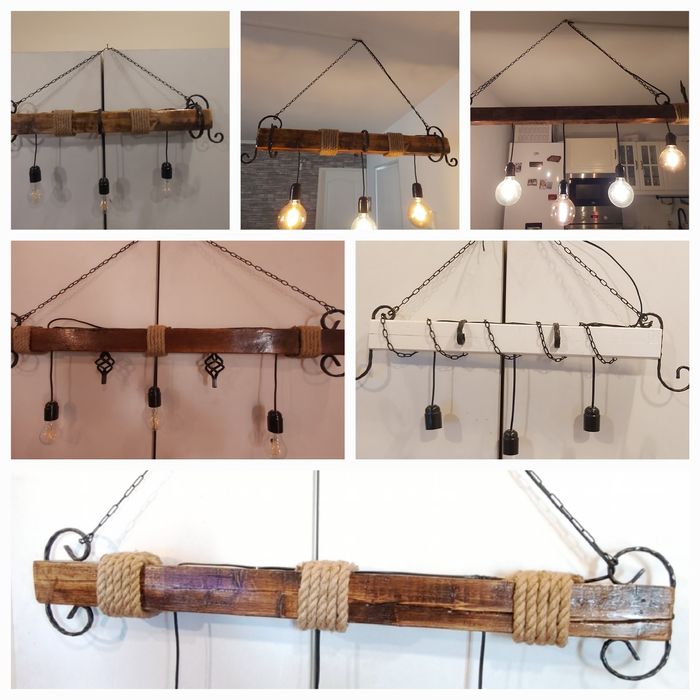 LUSTRE si OGLINZI  RUSTICE Hand Made, terase, foisoare, cabane