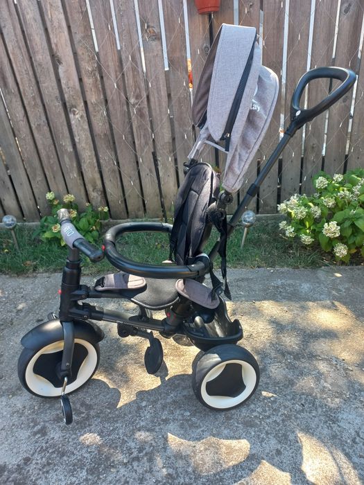 Tricicleta bicicleta QPLAY Rito , vârsta 10-72 luni pliabila