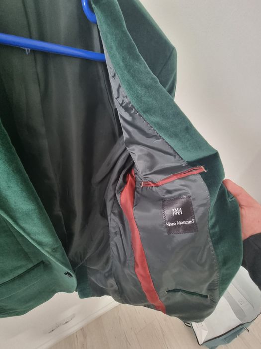 Sacou verde de costum