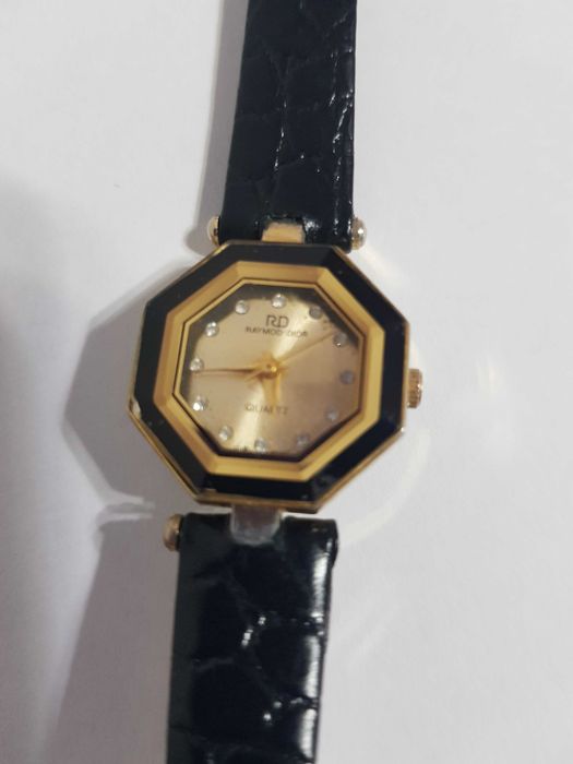 ceas damă Raymod Dior Quarz, 18 k Gold Electroplated