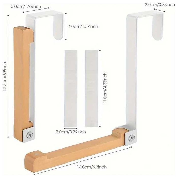 Сгъваема поставка за закачалки над врата