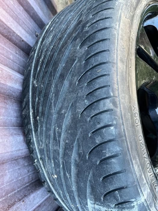 Jante negre de 20 inch cu anvelope de 275/40 r20