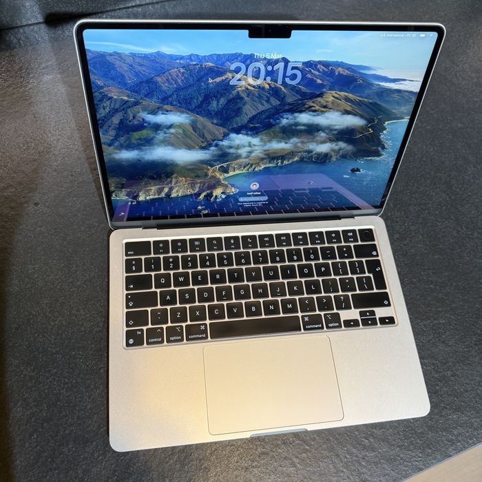 Macbook air 13 inch M2 2022 Ca Nou, Starlight 256Gb SSD