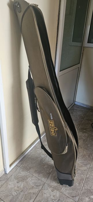 Троен твърд калъф dezz fishing 160см