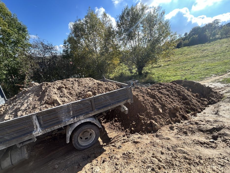 Pamant, piatra sparta, nisip, balastru