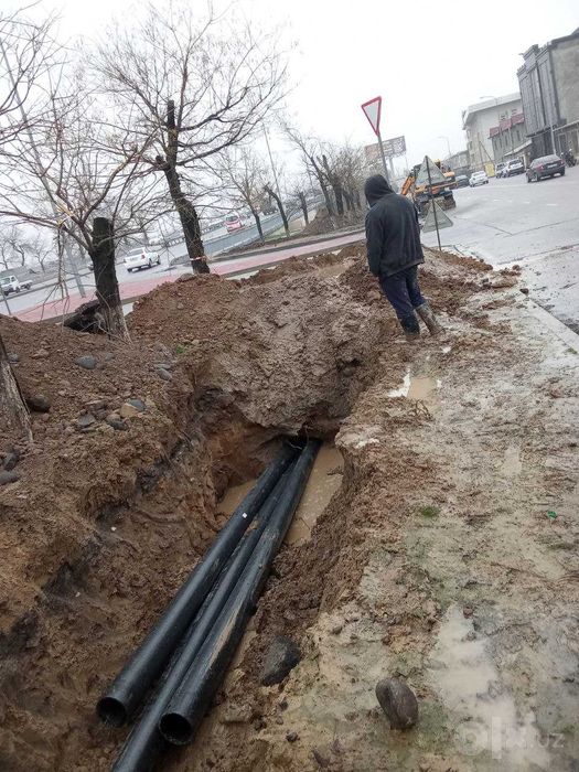 гнб бурение прокол под асфальтом труба