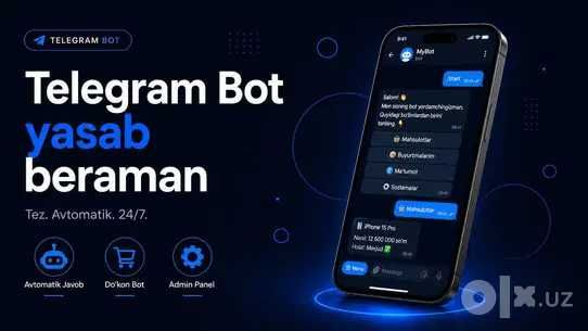 Telegram bot yasash xizmati