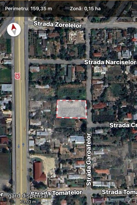 Teren Intravilan sat Daia 1500mp