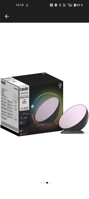 Lampa Calex Smart Moodlight RGB+CCT, WiFi, 5W, 420 lumeni