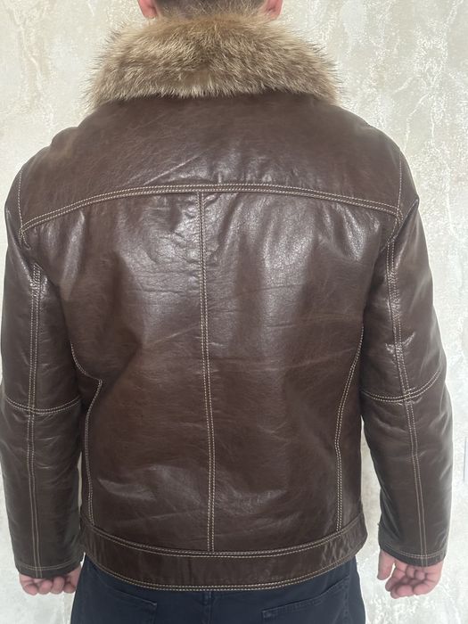 Куртка кожаная мужская