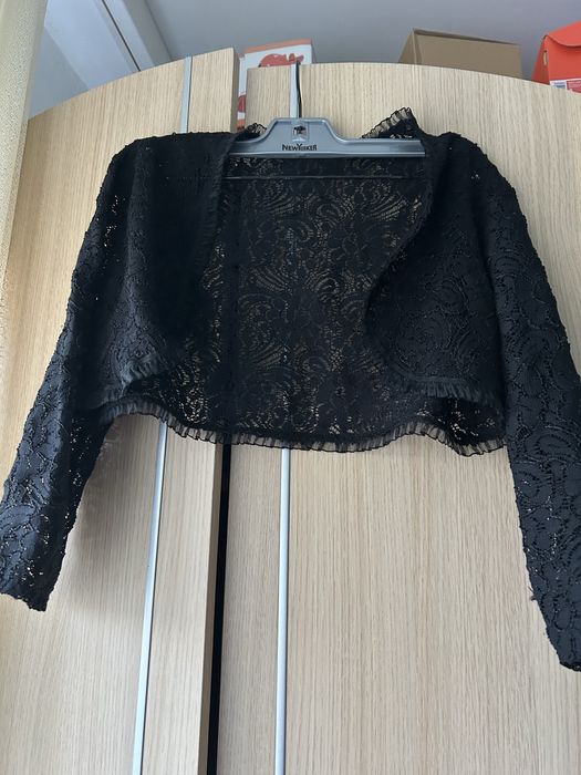 Bolero negru dantela mirime M