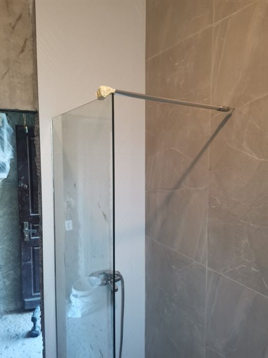 Cabina dus - Sticla dus walk in  80 cm lățime