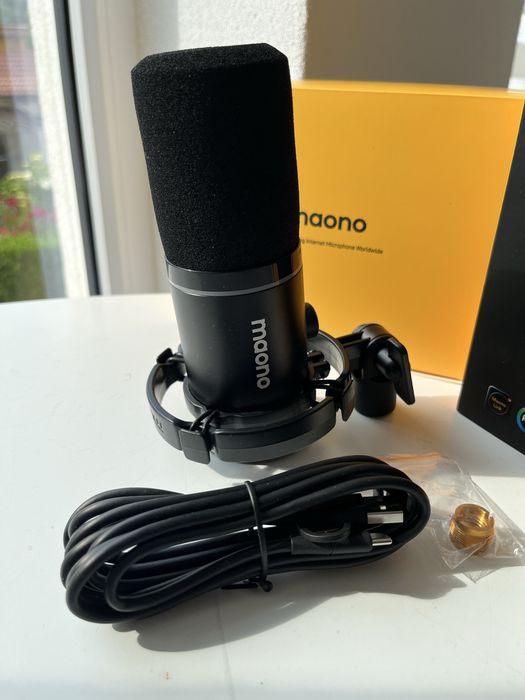 Microfon Podcast Maono pentru PC anulare zgomot