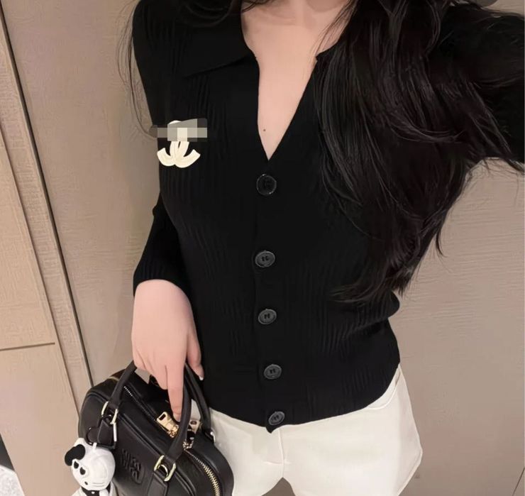 кардиган Chanel ,лонгслив