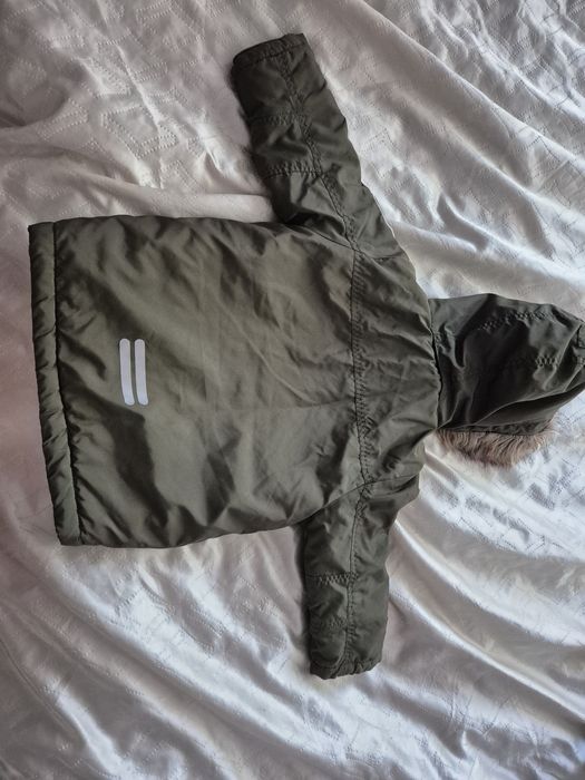 Детско зимно топло яке/парка с полар H&M 98 размер, 2-3 години